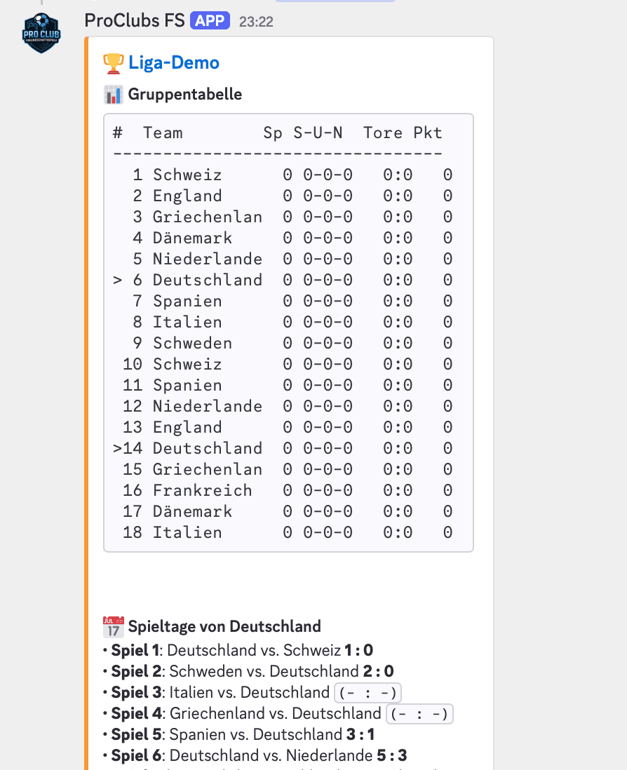 meinSpielplan Discord Integration